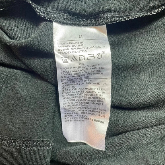 Banana Republic Black Sleeveless Knit Dress Size Medium - Picture 4 of 4